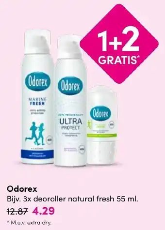 Drogisterij Visser Odorex aanbieding
