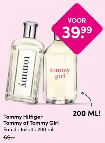 Drogisterij Visser Tommy Hilfiger Tommy of Tommy Girl aanbieding