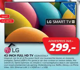 Vobis LG FULL HD TV 43LR60006LA aanbieding