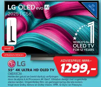 Vobis LG 4K ULTRA HD OLED TV OLED55C56 aanbieding