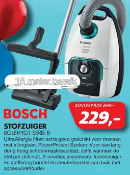 Vobis Bosch stofzuiger BGL8HYG1 serie 8 aanbieding