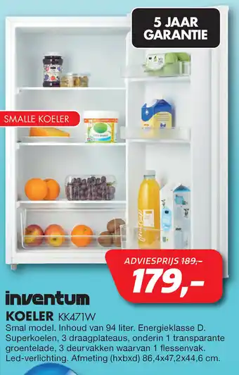 Vobis Inventum koeler KK471W aanbieding