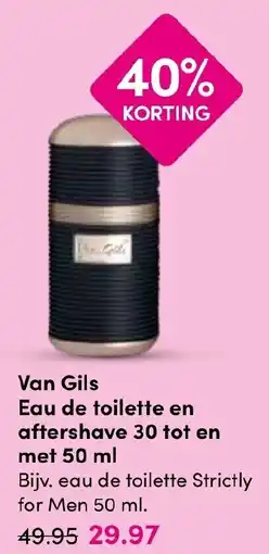 Drogisterij Visser Van Gils Eau de toilette en aftershave aanbieding