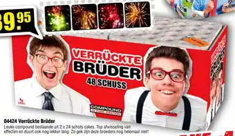 Vuurwerk Bull 04424 Verrückte Brüder aanbieding