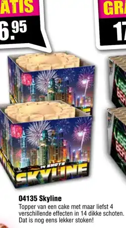Vuurwerk Bull 04135 Skyline aanbieding