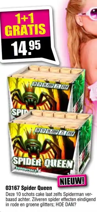 Vuurwerk Bull 03167 Spider Queen aanbieding