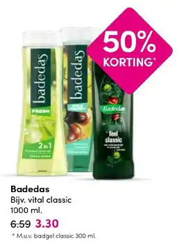 Drogisterij Visser Badedas aanbieding