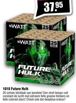 Vuurwerk Bull 1018 Future Hulk aanbieding