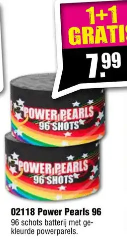 Vuurwerk Bull 02118 Power Pearls 96 aanbieding