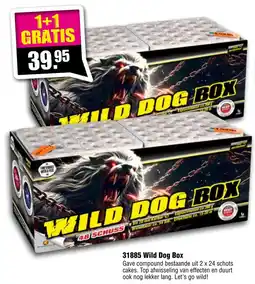 Vuurwerk Bull 31885 Wild Dog Box aanbieding