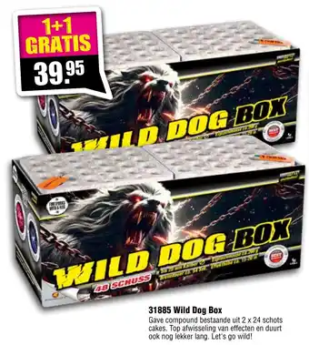 Vuurwerk Bull 31885 Wild Dog Box aanbieding