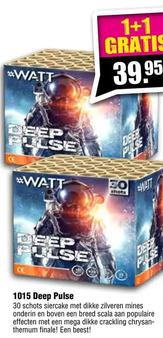 Vuurwerk Bull 1015 Deep Pulse aanbieding