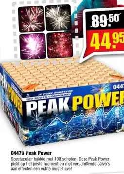 Vuurwerk Bull 04479 Peak Power aanbieding