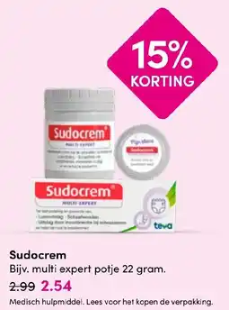Drogisterij Visser Sudocrem aanbieding