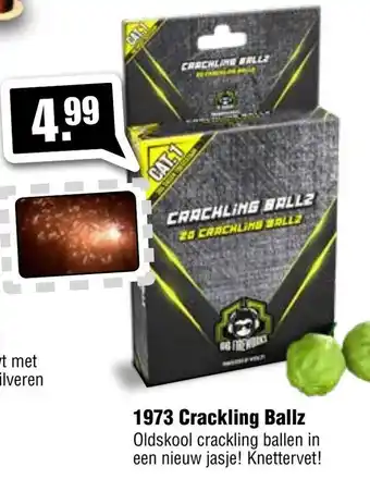 Vuurwerk Bull 1973 Crackling Ballz aanbieding