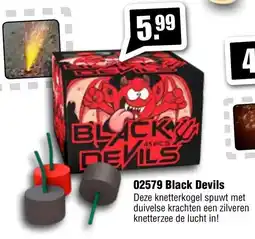 Vuurwerk Bull 02579 Black Devils aanbieding