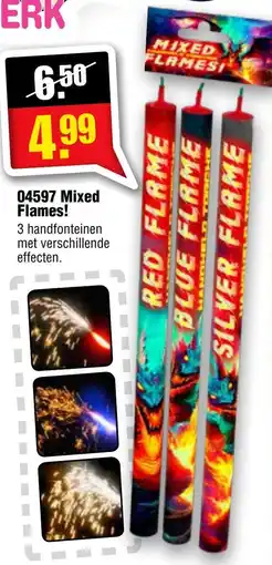 Vuurwerk Bull 04597 Mixed Flames! aanbieding