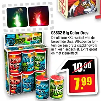 Vuurwerk Bull 03832 Big Color Orcs aanbieding