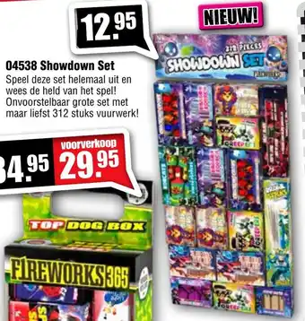 Vuurwerk Bull 04538 Showdown Set aanbieding
