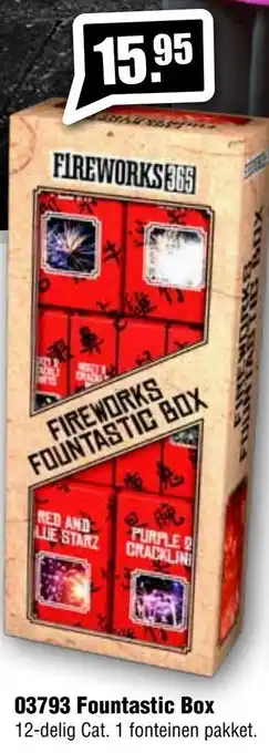 Vuurwerk Bull 03793 Fountastic Box aanbieding