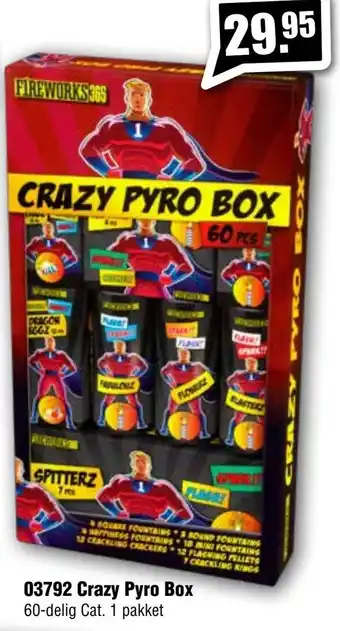 Vuurwerk Bull 03792 Crazy Pyro Box aanbieding