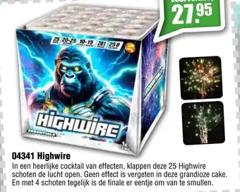 Vuurwerk Bull 04341 Highwire aanbieding