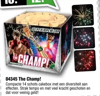 Vuurwerk Bull 04345 The Champ! aanbieding