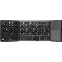 Bol.com XtremeMac Draadloze Toetsenbord - Opvouwbaar - Apple - MacOS - QWERTY - Grijs aanbieding