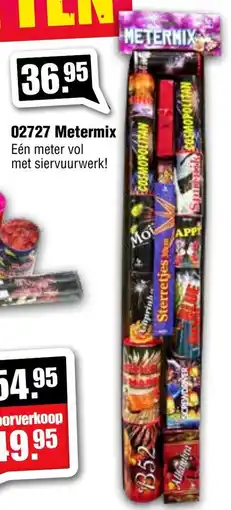 Vuurwerk Bull 02727 Metermix aanbieding