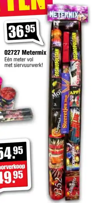 Vuurwerk Bull 02727 Metermix aanbieding