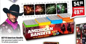 Vuurwerk Bull 02710 American Bandits aanbieding