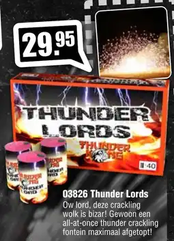 Vuurwerk Bull 03826 Thunder Lords aanbieding