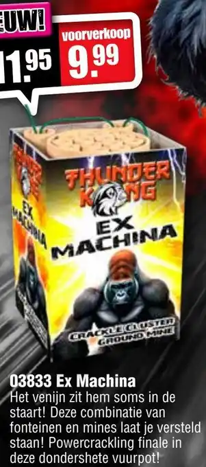 Vuurwerk Bull 03833 Ex Machina aanbieding