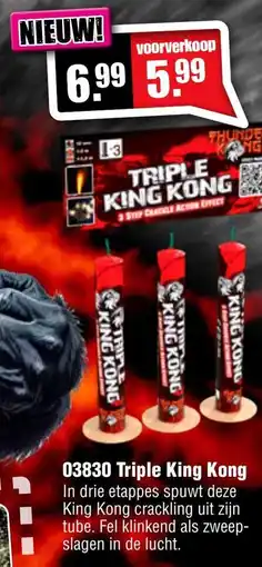Vuurwerk Bull 03830 Triple King Kong aanbieding