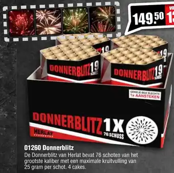 Vuurwerk Bull 01260 Donnerblitz aanbieding