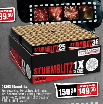 Vuurwerk Bull 01263 Sturmblitz aanbieding