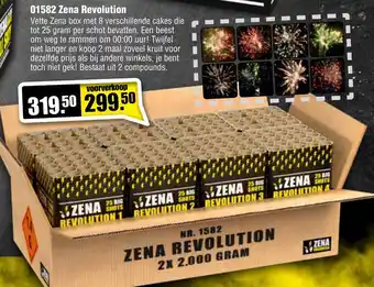 Vuurwerk Bull 01582 Zena Revolution aanbieding