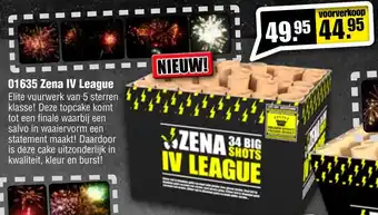 Vuurwerk Bull 01635 Zena IV League aanbieding