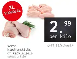 Naanhof Verse kipdrumsticks of kipvleugels aanbieding