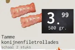 Naanhof Tamme konijnenfiletrollades aanbieding