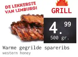 Naanhof Warme gegrilde spareribs aanbieding
