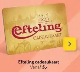 Primera Efteling cadeaukaart aanbieding