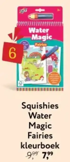 Primera Squishies Water Magic Fairies kleurboek aanbieding