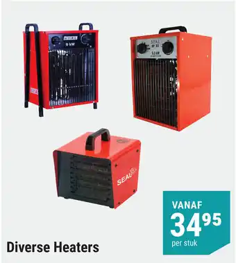 Pontmeyer Diverse Heaters aanbieding