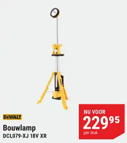 Pontmeyer Bouwlamp DCL079-XJ 18V XR aanbieding