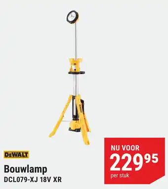 Pontmeyer Bouwlamp DCL079-XJ 18V XR aanbieding