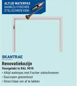 Pontmeyer Skantrae Renovatiekozijn Voorgelakt in RAL 9010 aanbieding