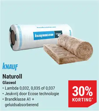 Pontmeyer Knauf Naturoll Glaswol aanbieding