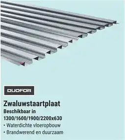 Pontmeyer Zwaluwstaartplaat aanbieding