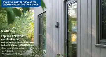 Pontmeyer Cedral Lap en Click Wood gevelbekleding aanbieding